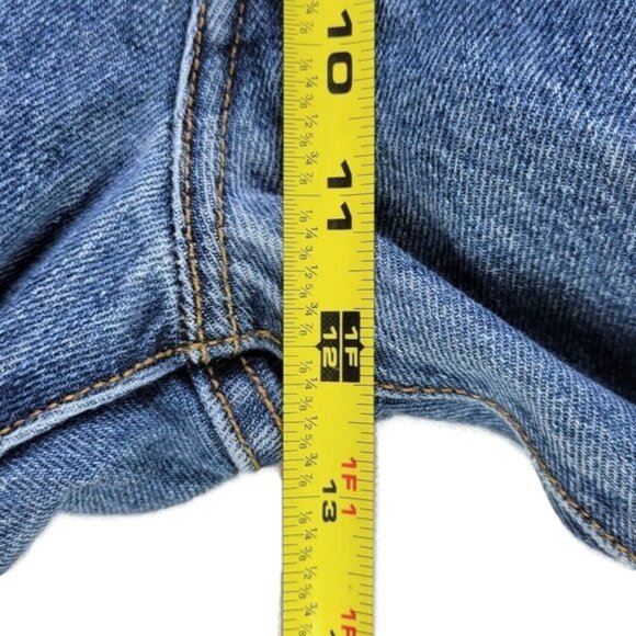 Levis Original 501 Button Fly Jeans Men Size 38X37 Blue Straight Leg Cotton - Picture 11 of 13